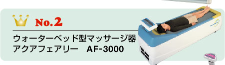 ウォーターベッド型マッサージ器アクアフェアリー